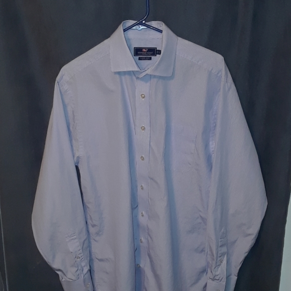 Vineyard Vines Large Longsleeve Pinstripe - Picture 1 of 5
